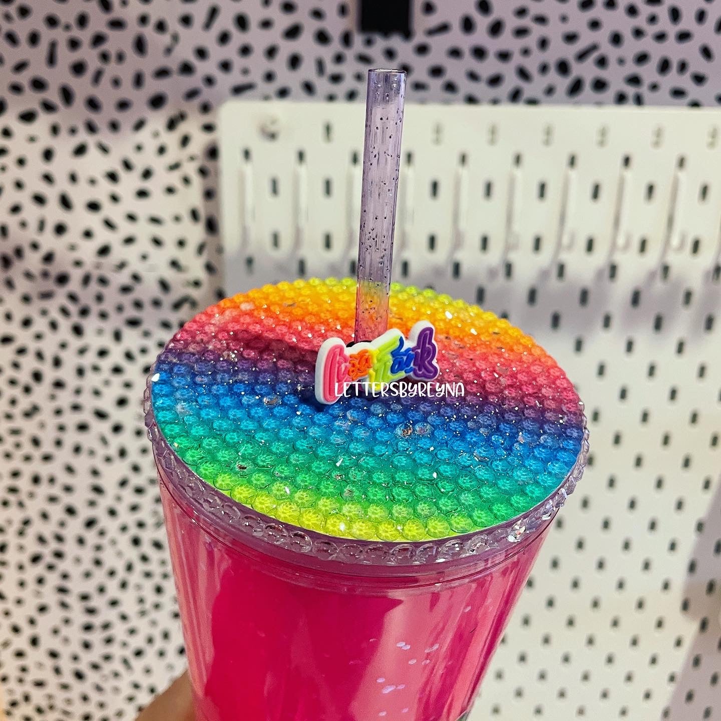 Rainbow Straw Topper