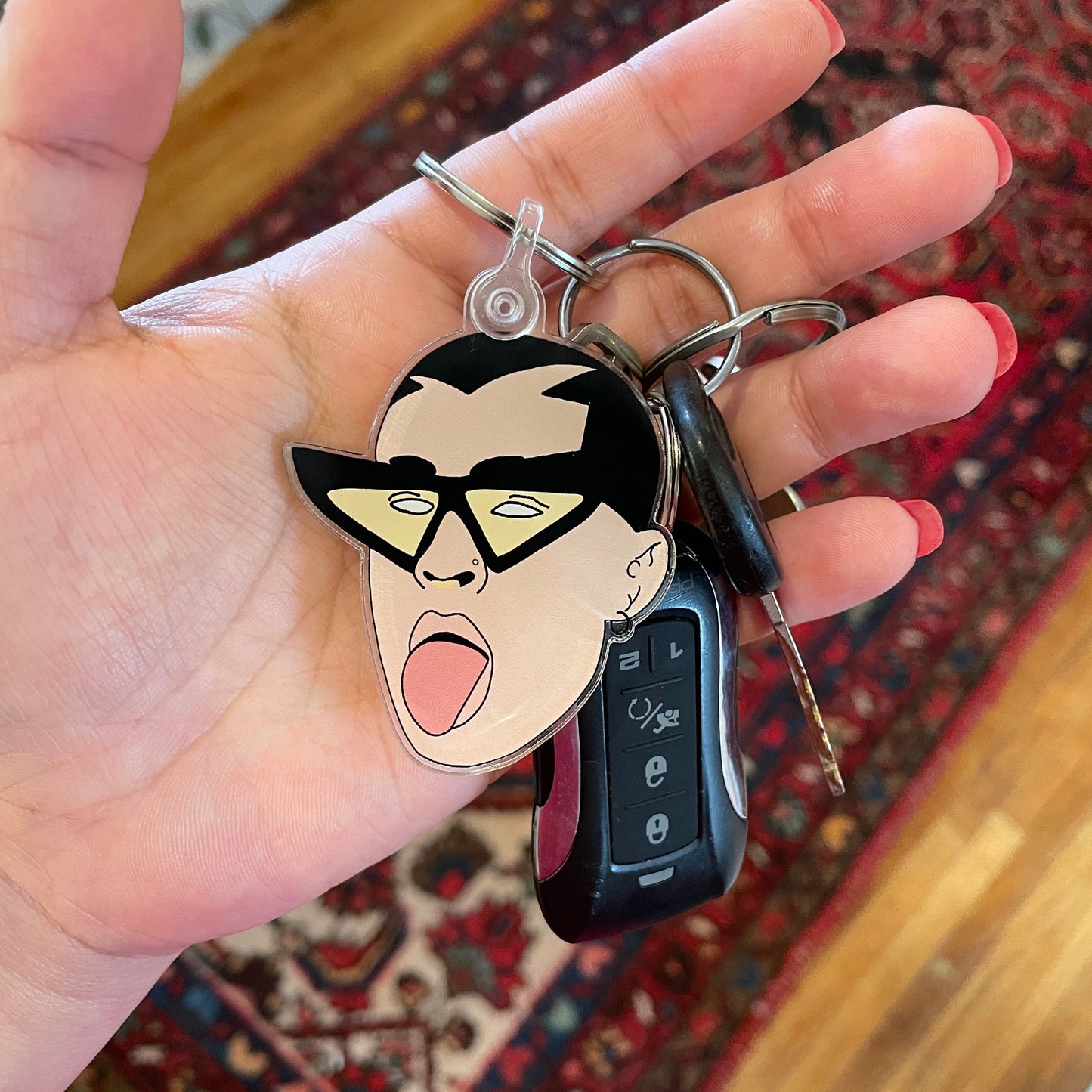 Bad Bunny keychain