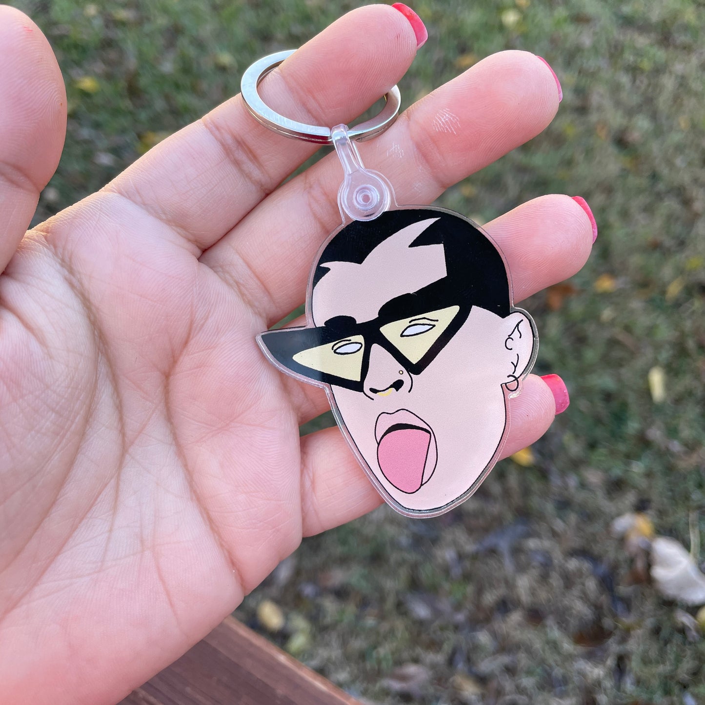 Bad Bunny keychain