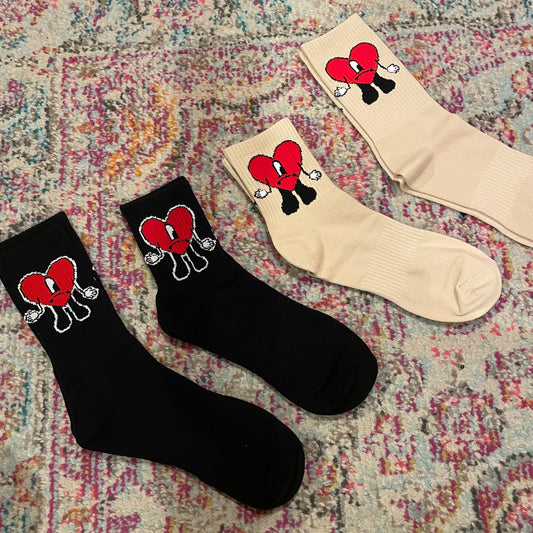 SHORT Benito heart socks