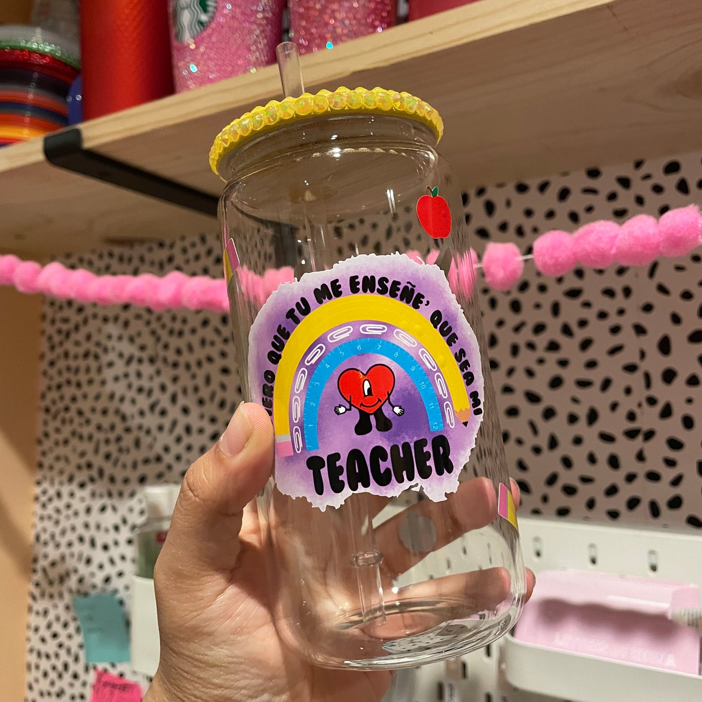 Benito Teacher Glass Cup